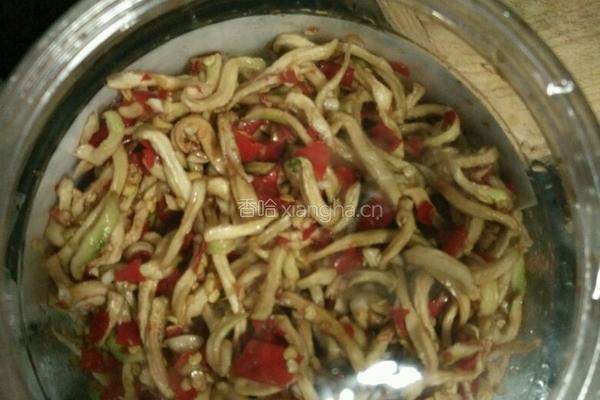 酱汁木瓜丝的做法图解5