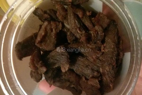 平底锅版五香猪肉干的做法图解4