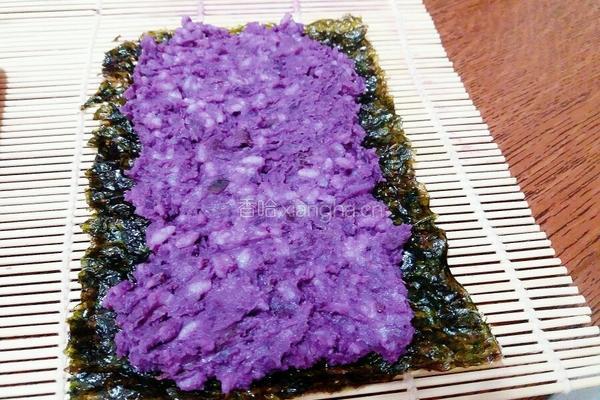 紫薯海苔包饭的做法图解5