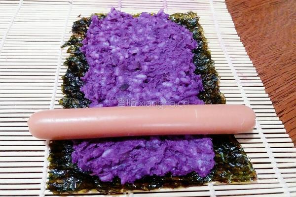 紫薯海苔包饭的做法图解6