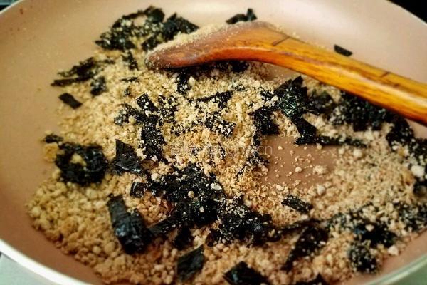 豆渣素肉松的做法图解5