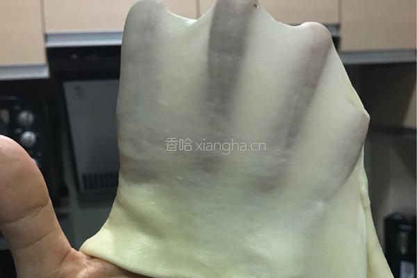 杏仁肉松餐包的做法图解3