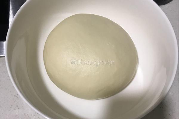 杏仁肉松餐包的做法图解4