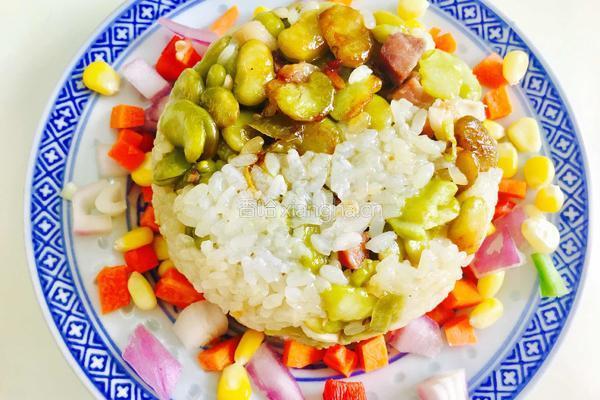 青蚕豆焖糯米饭的做法图解13