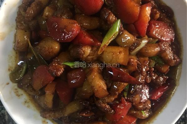 胡萝卜红烧肉的做法图解12