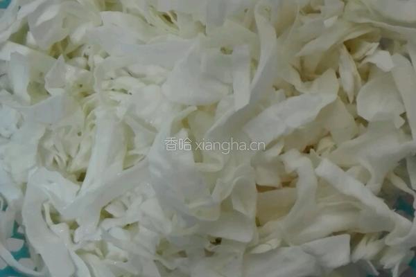 清炒卷心菜的做法图解2