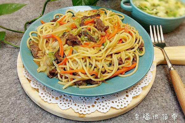 黑椒牛柳意面的做法图解8