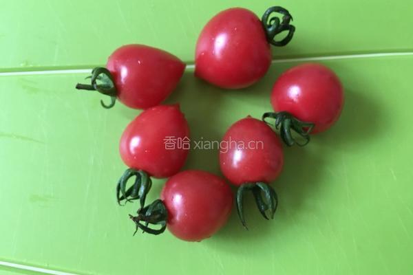 小西红柿兔子的做法图解1