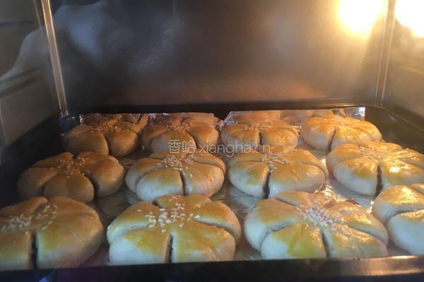 豆沙梅花酥的做法图解18