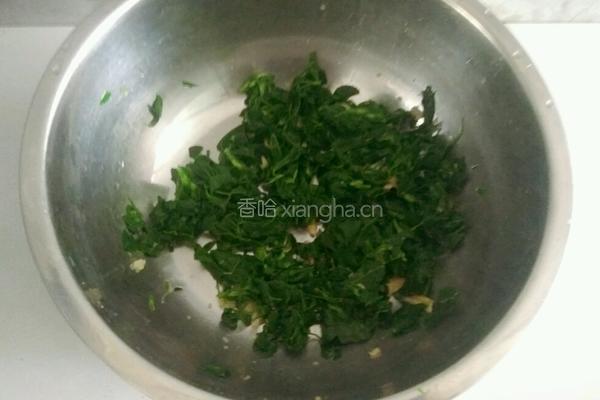 凉拌苜蓿的做法图解4