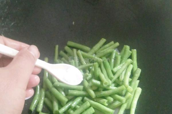 素炒豆角的做法图解6