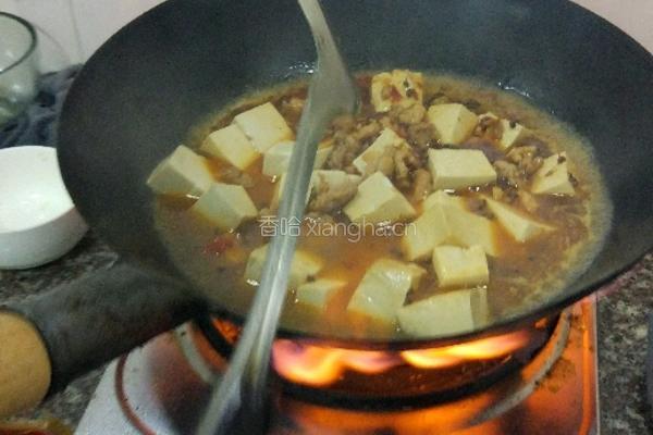 麻婆肉豆腐的做法图解8