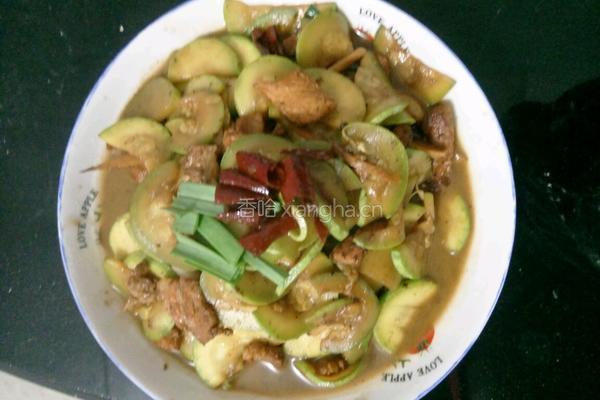 小瓜炒肉的做法图解6