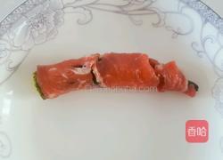 香煎牛肉秋葵卷的做法图解2