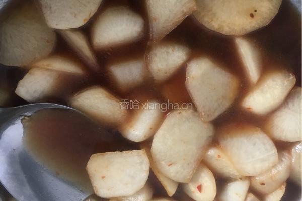 红烧萝卜的做法图解4