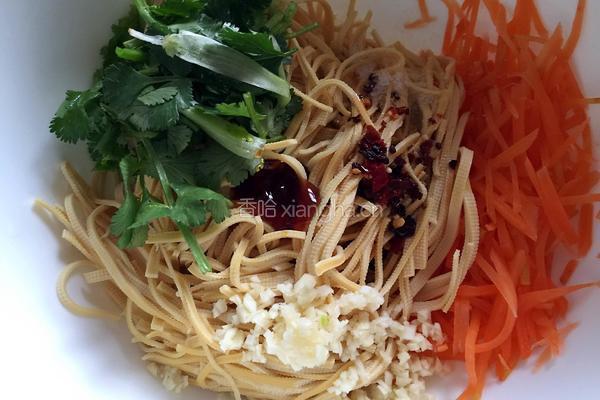 凉拌干豆腐丝的做法图解4