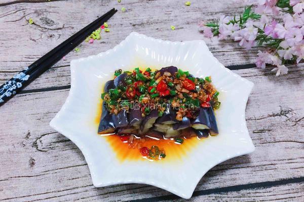 蒜泥蒸茄子的做法图解4