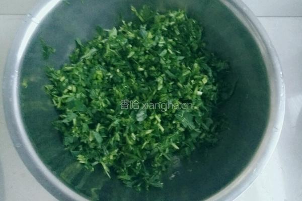 苜蓿糯糕的做法图解2