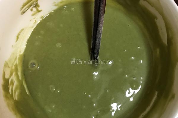抹茶华夫饼的做法图解4