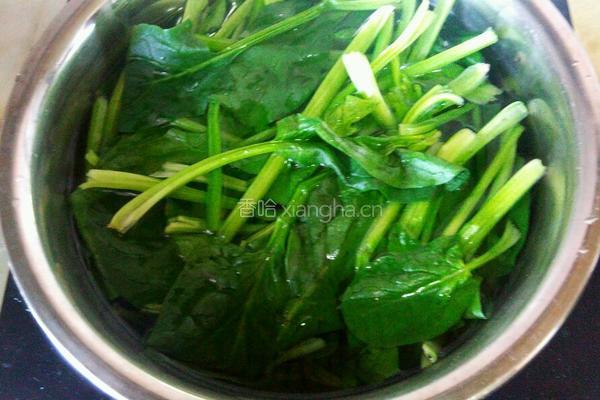 菠菜炒鸡蛋的做法图解4