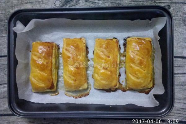 千层酥皮香蕉派的做法图解10