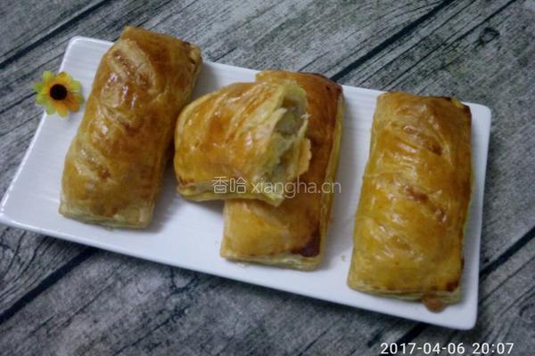 千层酥皮香蕉派的做法图解11