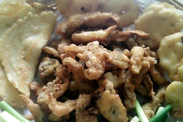 孜然素鸡（炸平菇）的做法图解6