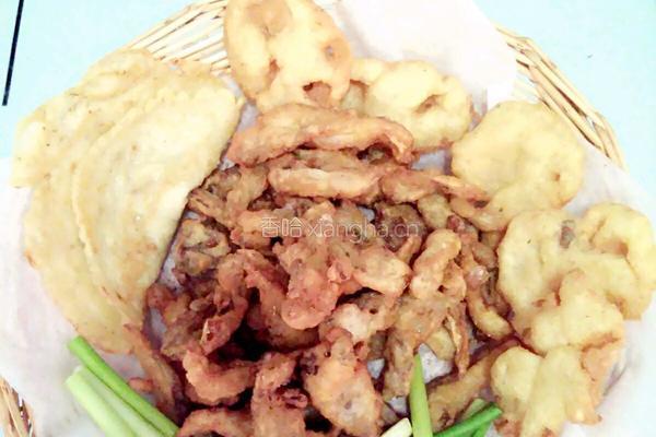 孜然素鸡（炸平菇）的做法图解7