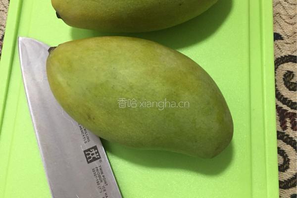 自制芒果干的做法图解2