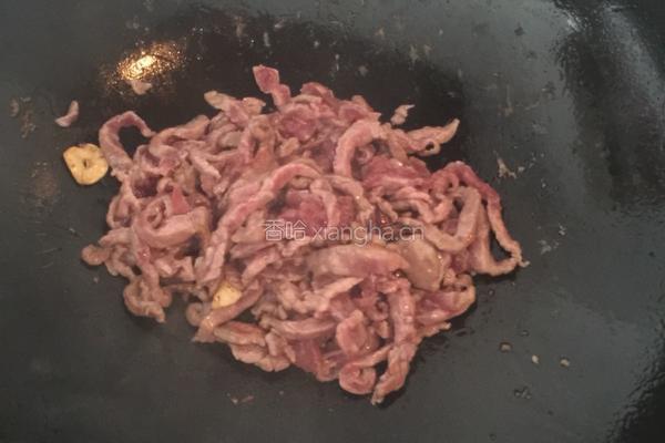 牛肉丝炒豆芽的做法图解4