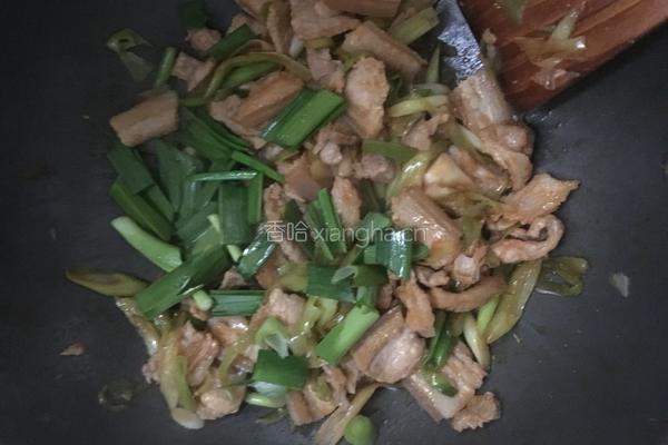 爆炒五花肉片的做法图解5