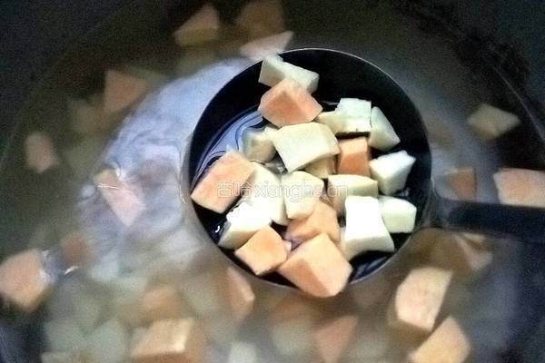 双色甜薯糖水的做法图解7