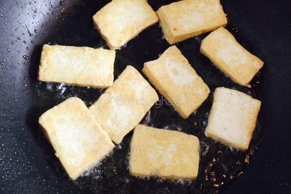香煎豆腐的做法图解3