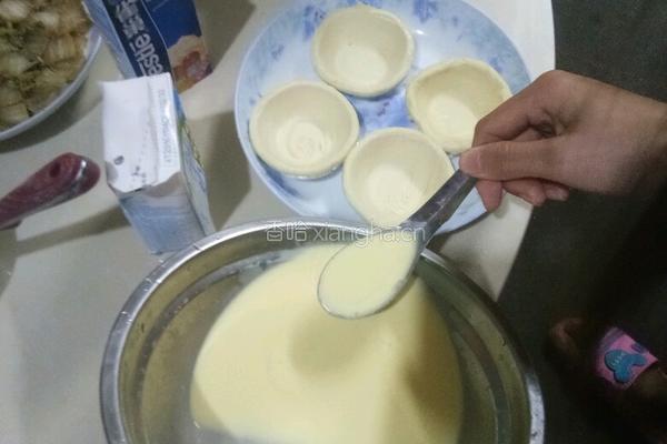 微波炉蛋挞的做法图解4