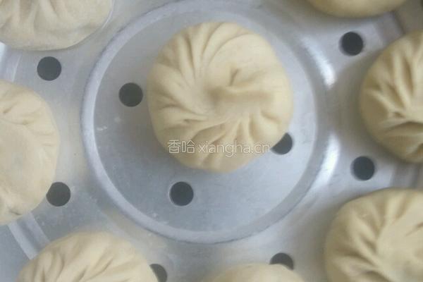 包子……苜蓿鸡蛋粉丝馅的做法图解18