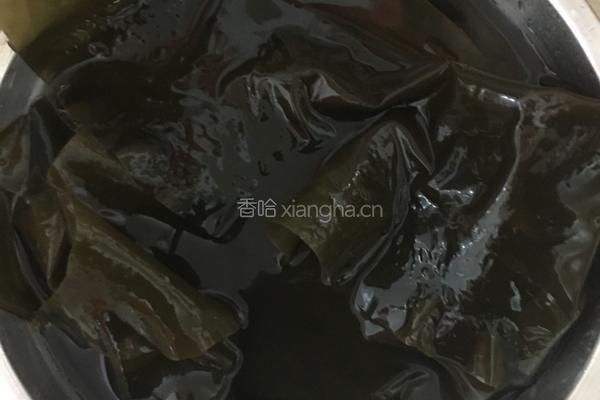 绿豆海带汤的做法图解2