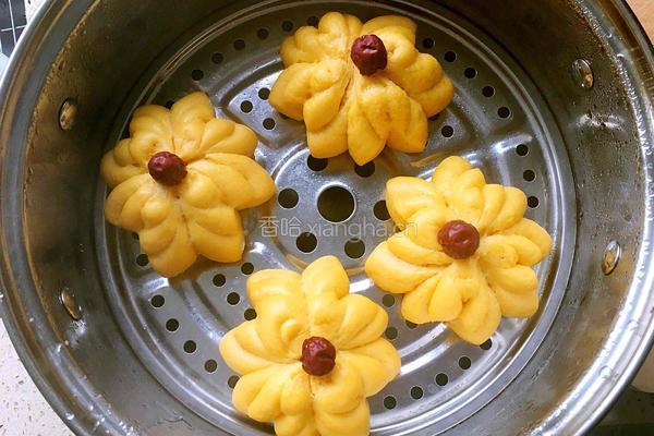 菊花馒头的做法图解10