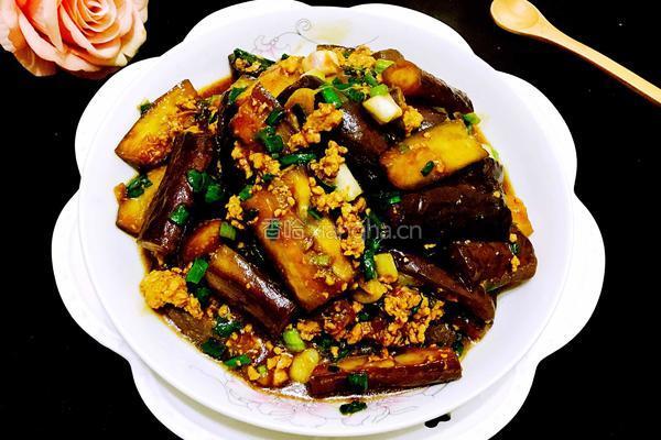 葱香肉沫焖茄子（少油版）的做法图解16