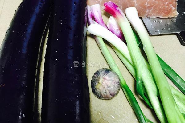 葱香肉沫焖茄子（少油版）的做法图解1