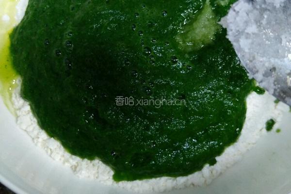 菠菜煎饼的做法图解5