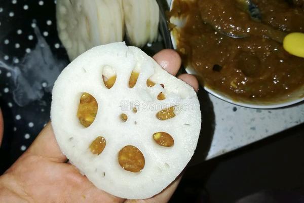 炸藕合的做法图解2