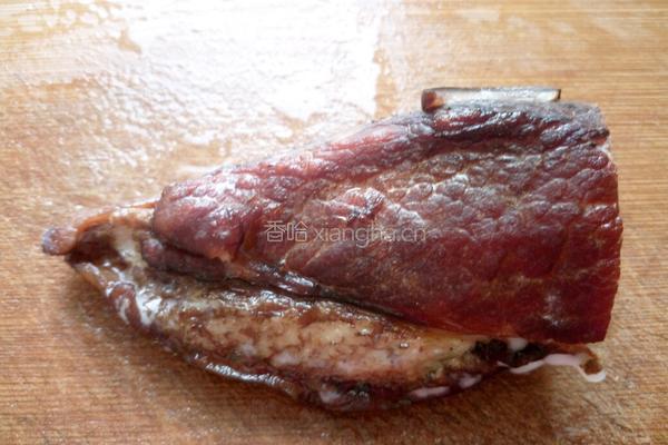 腊肉红薯糯米饭的做法图解2