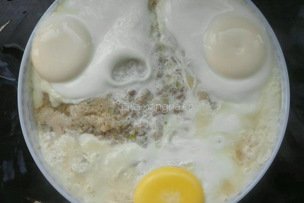 肉馅蒸蛋的做法图解6
