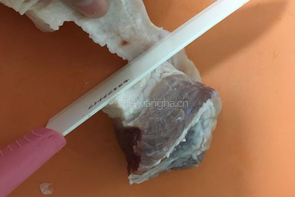 荠菜猪肉馅的做法图解3