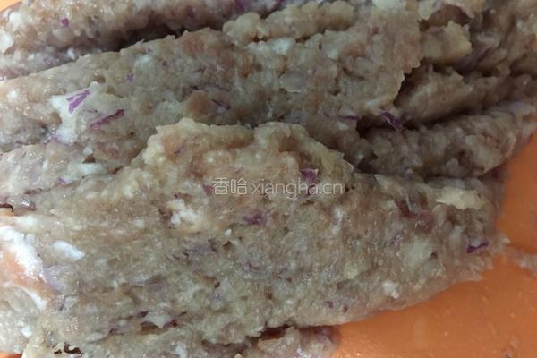 荠菜猪肉馅的做法图解8