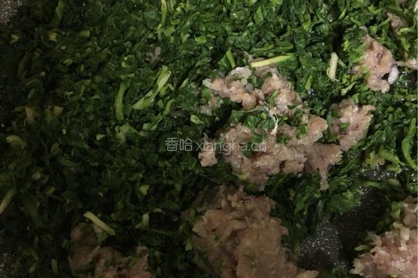 荠菜猪肉馅的做法图解13