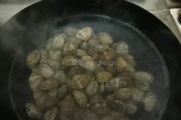 辣炒花蛤的做法图解3