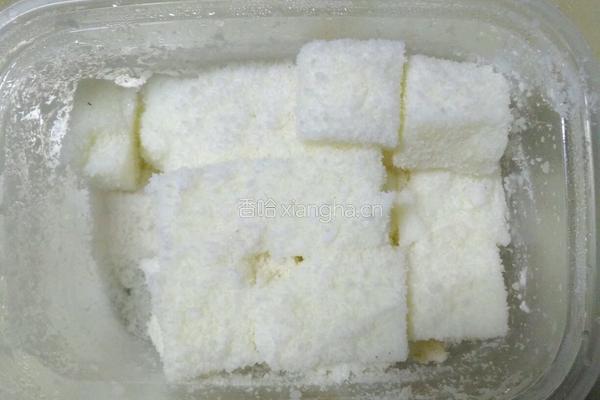 牛奶椰丝小方的做法图解9