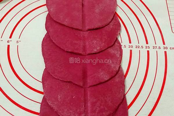 甜菜根玫瑰花馒头的做法图解6