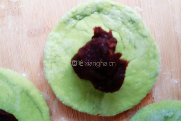 花朵豆沙包的做法图解4